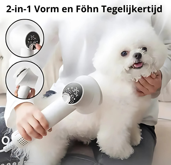 2-in-1 Pet Hair Dryer & Brush