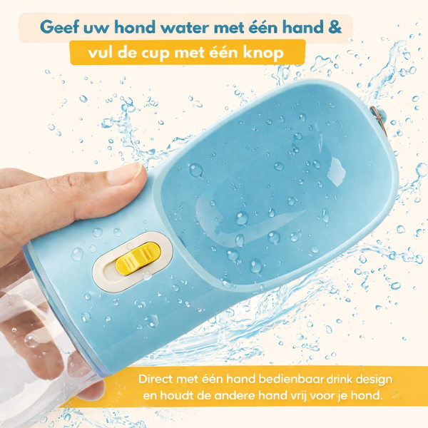 Draagbare Waterfles Voor Huisdieren, Altijd Hydratatie Bij de Hand