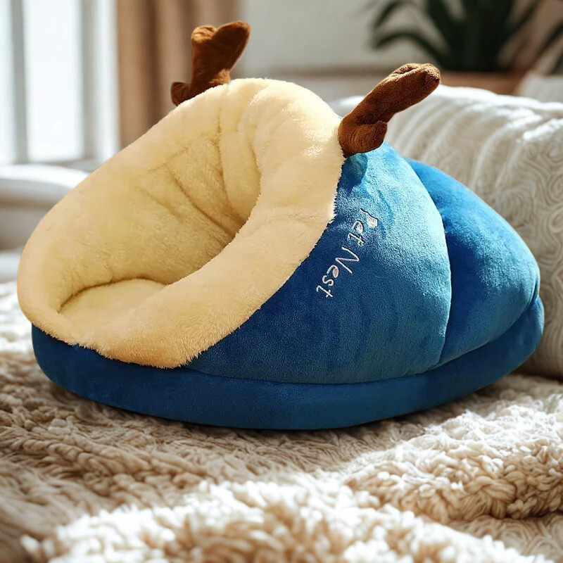 Warme Knusse Winter Sloffen Huisdiernest bed