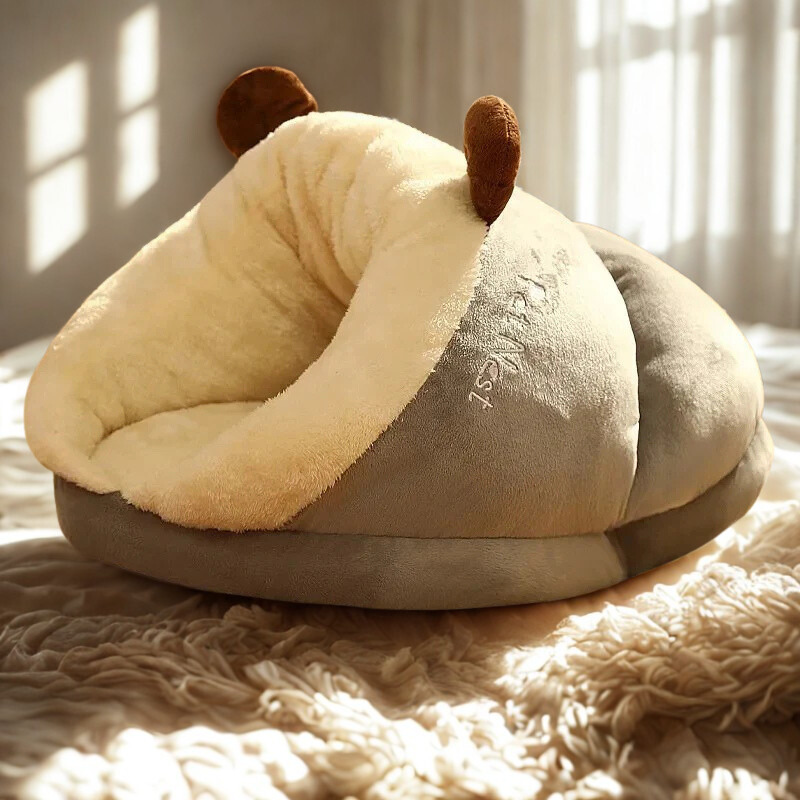 Warme Knusse Winter Sloffen Huisdiernest bed