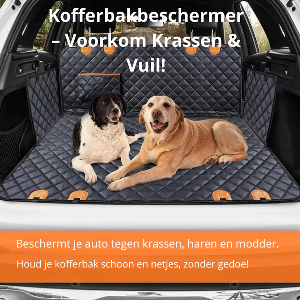 Honden Auto Deken met Zak – Comfort en Stijl voor Jouw Trouwe Vriend