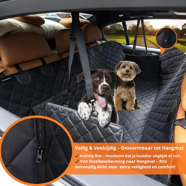 Honden Auto Deken met Zak – Comfort en Stijl voor Jouw Trouwe Vriend