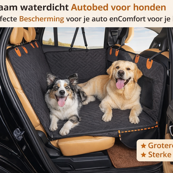Waterdicht Hondenbed voor de auto