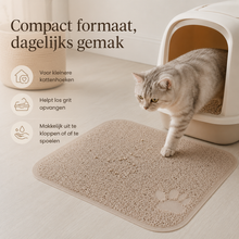 Compacte Trixie Schoonloopmat PVC Blush voor kleinere kattenhoeken