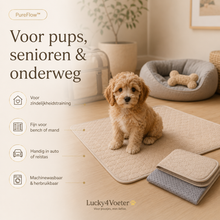 PureFlow trainingsmatten voor pups senioren bench auto en onderweg